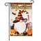 G128 Garden Flag Trick or Treat Witch Hat Gnome with Broom | 12x18 Inch | Printed Blockout Polyester - Halloween Fall Decoration